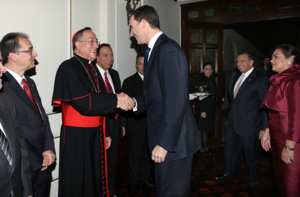 La visita del príncipe Felipe a Honduras