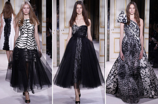 Contrastes y feminidad en colección de Giambattista Valli