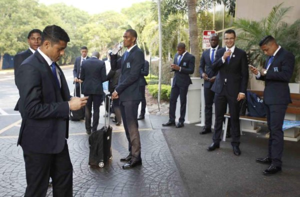 La selección de Honduras parte hacia Brasil
