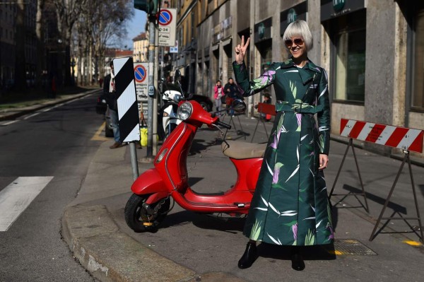 Streetstyle en la Semana de la Moda de Milán!