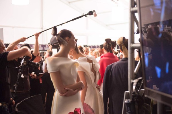 Backstage de Carolina Herrera