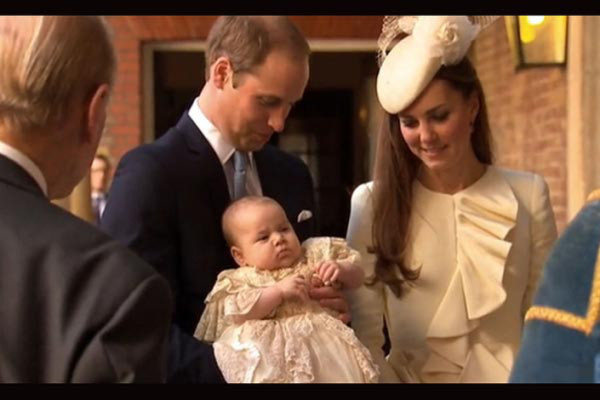 El bautizo del príncipe George