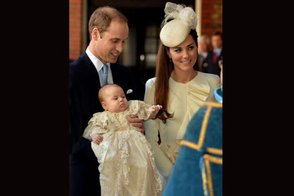 El bautizo del príncipe George