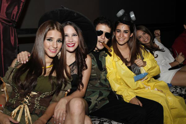 Shine in the dark cinema