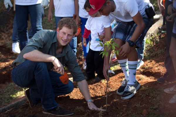 El príncipe Harry y su visita a Brasil