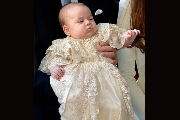 El bautizo del príncipe George