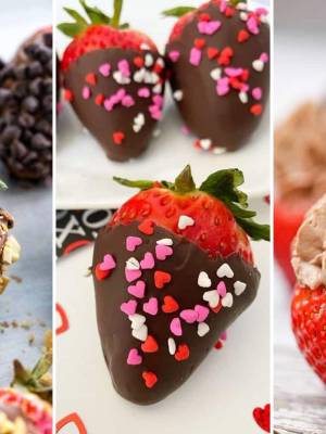 Receta de fresas rellenas de chocolate