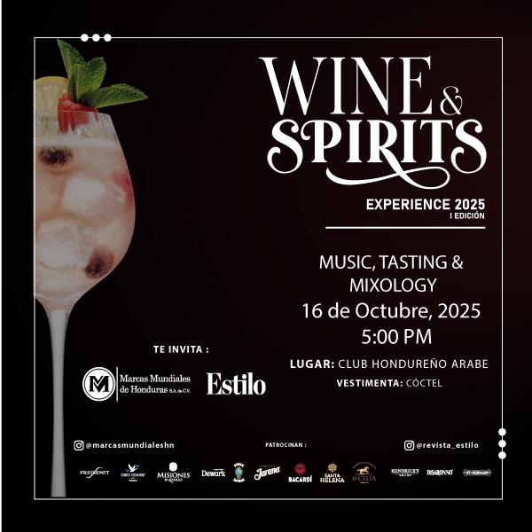 San Pedro Sula se prepara para vivir la primera edición de Wine &amp; Spirits Experience 2025.