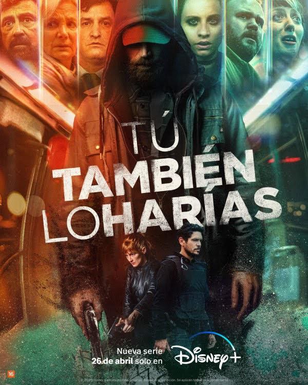<b>Tú también lo harías (6 de abril), Disney plus. </b>El agente Fran Garza y su compañera (y expareja), Rebeca Quirós, están a cargo de un caso donde sospechan que los testigos no cuentan la verdad: los seis aseguran no haberle visto la cara al asesino, pero todo apunta a que han hecho un pacto de silencio para proteger al fugitivo.