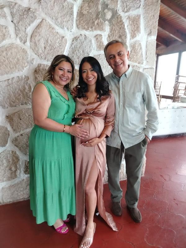 Suyapa Montes, Andrea Ávila y Fernando Santos