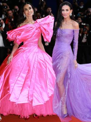 Demi Moore ha brillado sobre la alfombra roja del Festival de Cannes con una serie de looks impactantes que combinan elegancia, dramatismo y alta costura, consolidándose como una de las figuras más comentadas de la 79 edición. Entre siluetas esculturales, colores vibrantes y detalles teatrales, Moore ha transformado cada aparición en un auténtico momento de moda.
