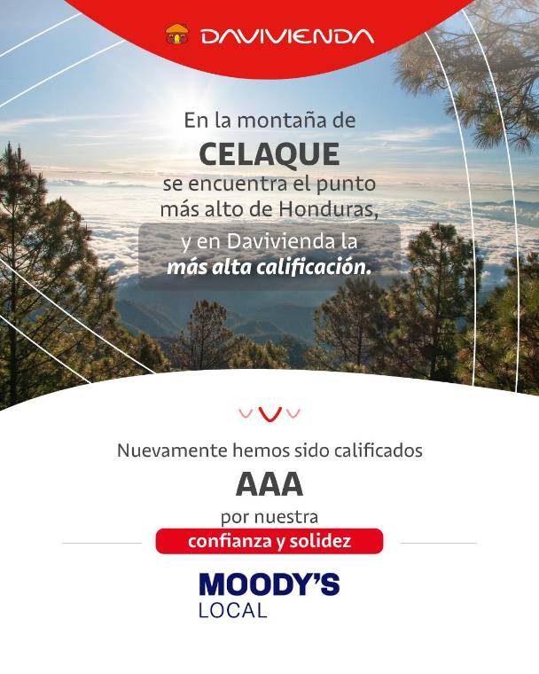 Banco Davivienda es calificado como un Grupo Financiero Triple A