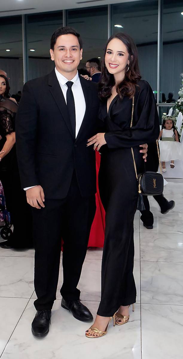 Edgard Pinto y Andrea Peña.
