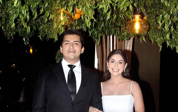 Diego Sikaffy y Alejandra Bográn celebran su boda civil