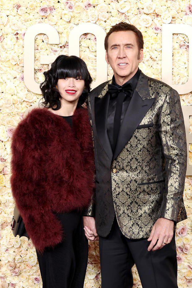 Riko Shibata y Nicolas Cage.