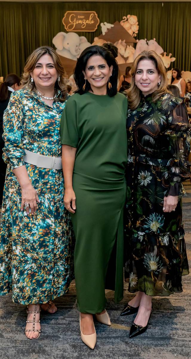 Giselle Mitri, Sandra Faraj y Leyla Faraj. 
