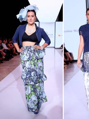 Una propuesta muy personal, donde las texturas artesanales evocan la neblina del misterio. Así es Rosas Azules, la colección Primavera-Verano 2026 de Luz Ernestina Mejía, presentada en la décima edición de BAC Estilo Moda. Cortes fluidos y precisos que realzan la silueta definen cada prenda, marcando el paso con una elegancia atemporal. Faldas amplias con peplum, mangas abullonadas y vestidos de líneas relajadas construyen un aura de confort femenino y sofisticación natural que se complementa con tocados audaces y mini bags en crochet.