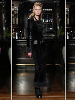 Una colección alegre y sin complejos presento la la diseñadora Anna Sui durante la semana de la moda en Nueva York, sus piezas es refrescante recordatorio del potencial de la moda para la individualidad, especialmente en una temporada en la que muchas colecciones comienzan a difuminarse.