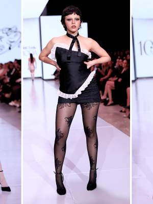 Con una propuesta inspirada en una muñeca, Katleen Calderón presentó <i>Hailey</i> en BAC Estilo Moda 2025: una colección femenina y meticulosamente elaborada, donde los bordados, encajes y acabados hechos a mano reflejaron la dedicación de la diseñadora. Cada detalle celebró la belleza natural con un aire de confianza, delicadeza y elegancia.