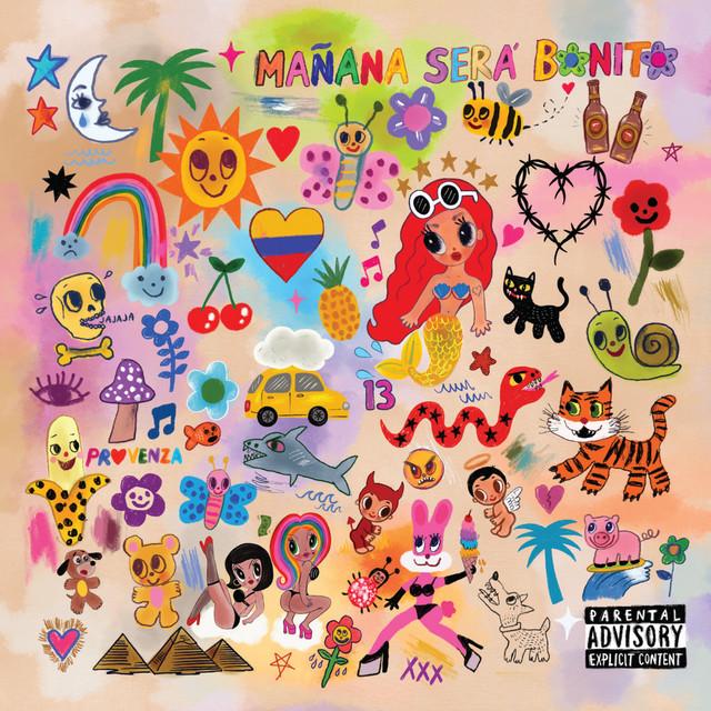 <b>2. Karol G, </b><i><b>Mañana Será Bonito</b></i>En “Mañana Será Bonito”, Karol G transforma el dolor en una delicia auditiva a lo largo de 17 canciones que exploran el viaje desde una ruptura hasta un nuevo comienzo. Con una voz que transmite sinceridad, aborda temas como la lujuria, traición, venganza y curación. Colaborando con artistas internacionales, la cantautora colombiana fusiona melodías pop con reguetón, rock, dembow dominicano, afrobeats y música regional mexicana, consolidando su presencia en el panorama del pop global.
