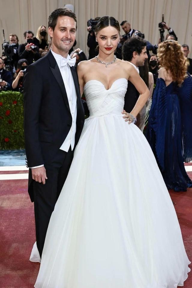 Evan Spiegel y Miranda Kerr