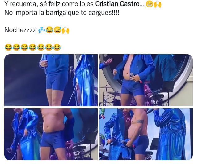 Memes del striptease de Cristian Castro