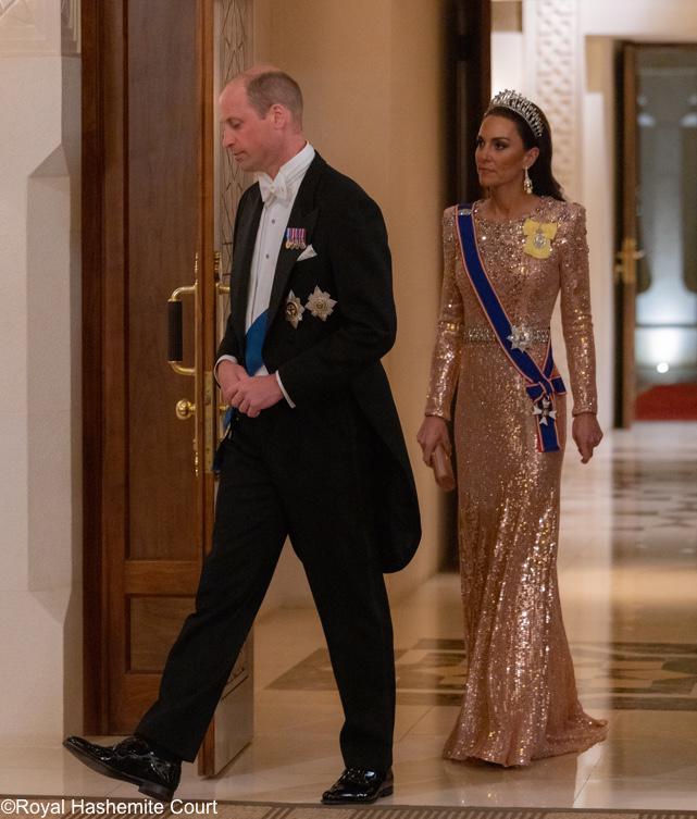 Banquete de bodas del príncipe Hussein de Jordania y Rajwa al-Saif