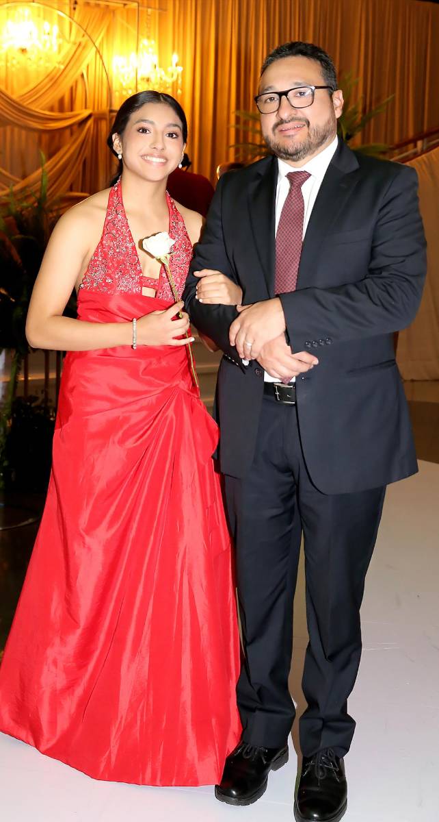 Susana Romero y su padre Salvador López. 