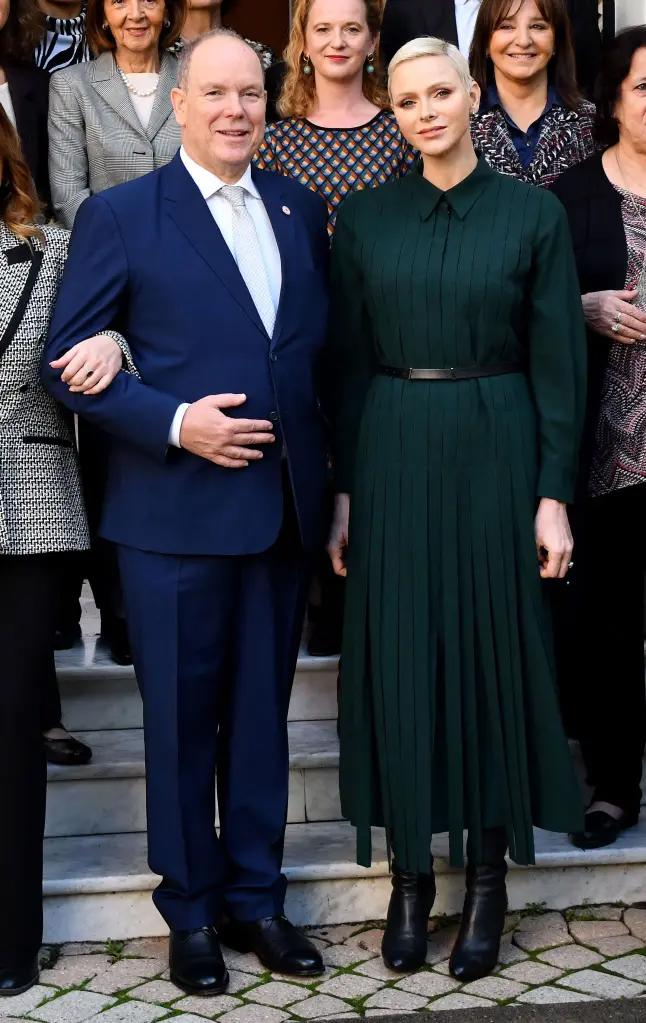 Alberto de Mónaco y su esposa Charlene