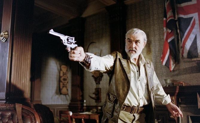 Sean Connery en “La Liga Extraordinaria”Aunque Connery es ampliamente conocido por interpretar a James Bond, esta película fue un punto bajo en su carrera.