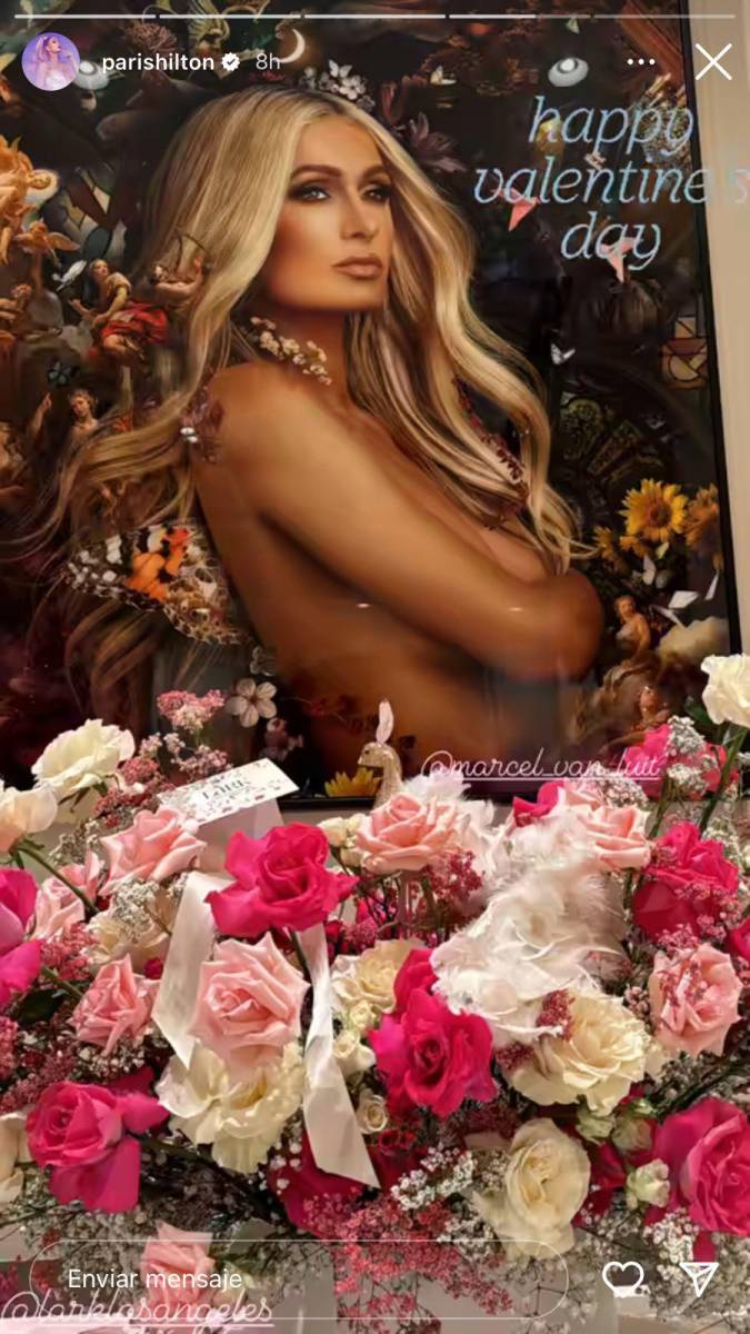 Mira el detalle que recibió Paris Hilton, quien no dudó en subir un video a sus insta stories.