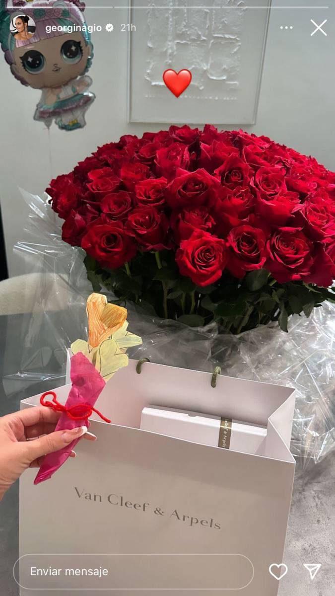 Con detalles maravillosos festejó Georgina Rodríguez.