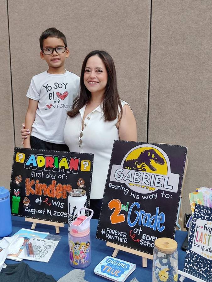 El mayor motor de su emprendimiento es su hijo Gabriel