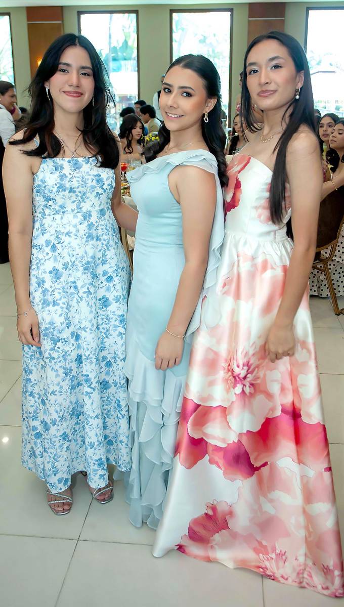 Mía López, Camila Martínez y Andrea Suazo. 