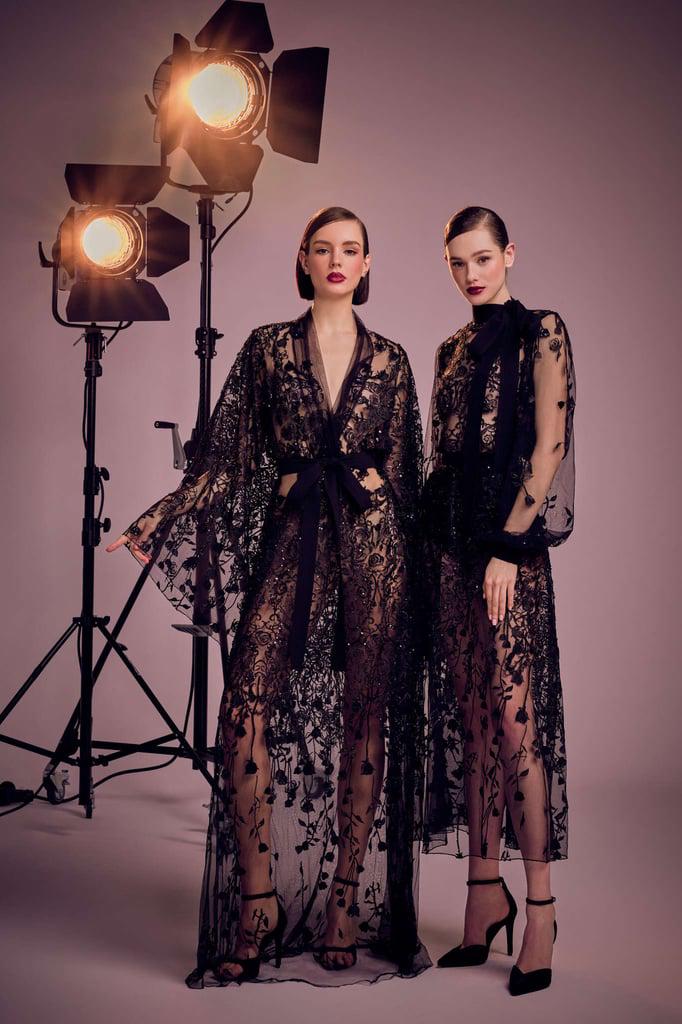 Un aire de misterio y sensualidad encierra las piezas de Zuhair Murad , de telas exuberantes y bordados intrincados.