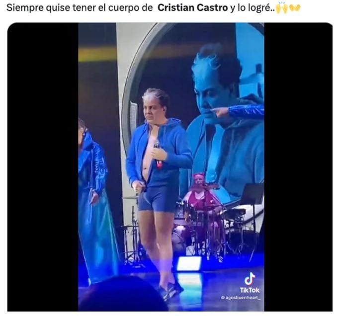 Memes del striptease de Cristian Castro