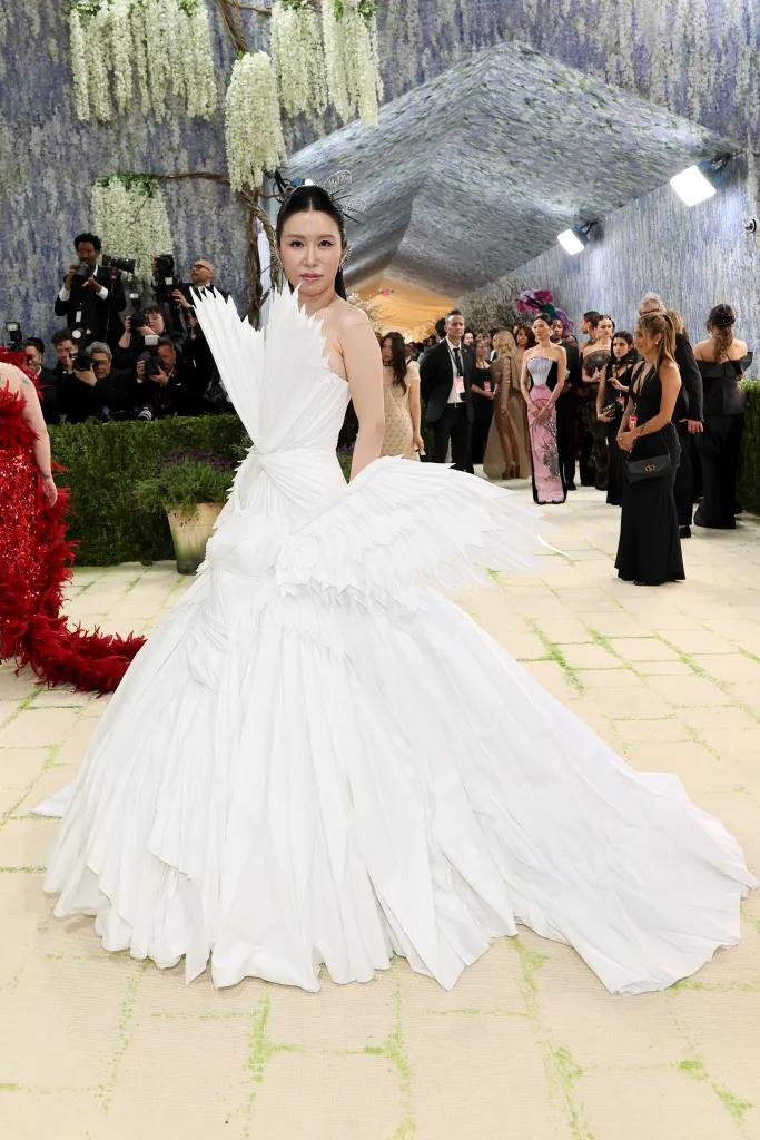 Yu-Chi Lyra Kuo con un look de Jean Paul Gaultier.