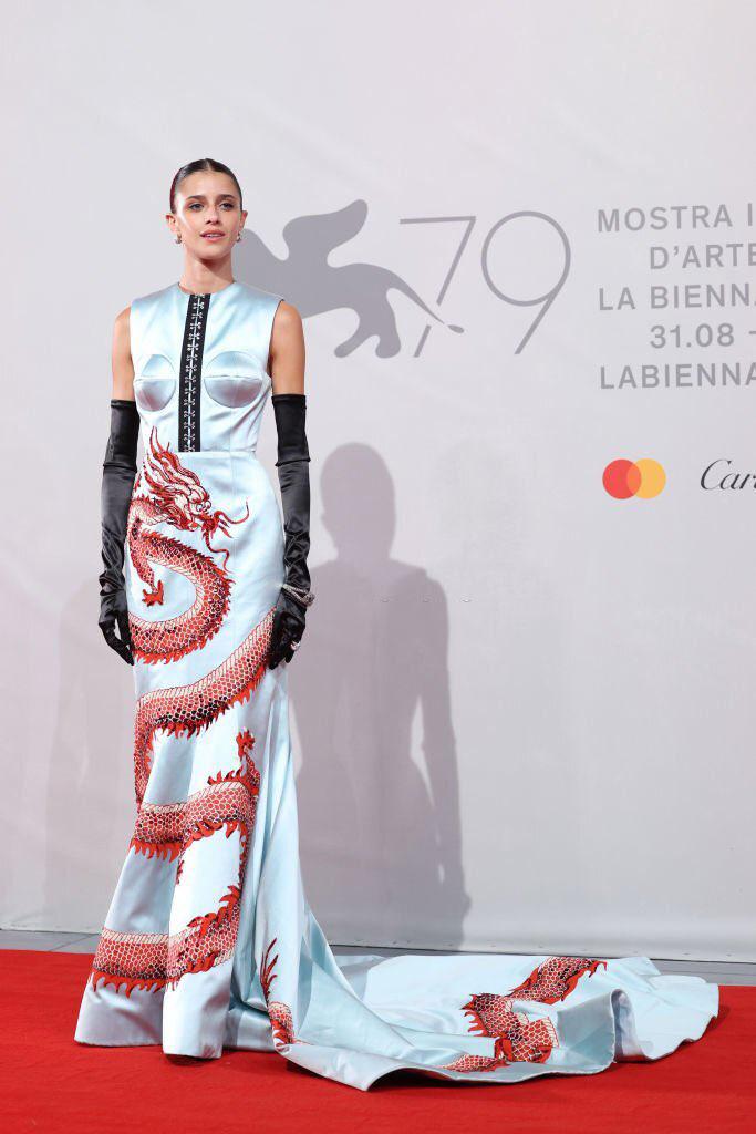 Benedetta Porcaroli en Gucci.