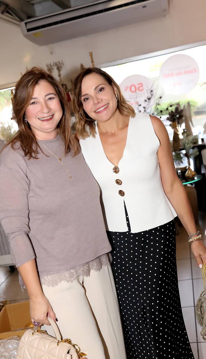 Gabriela Casco y Cathy Vega. 