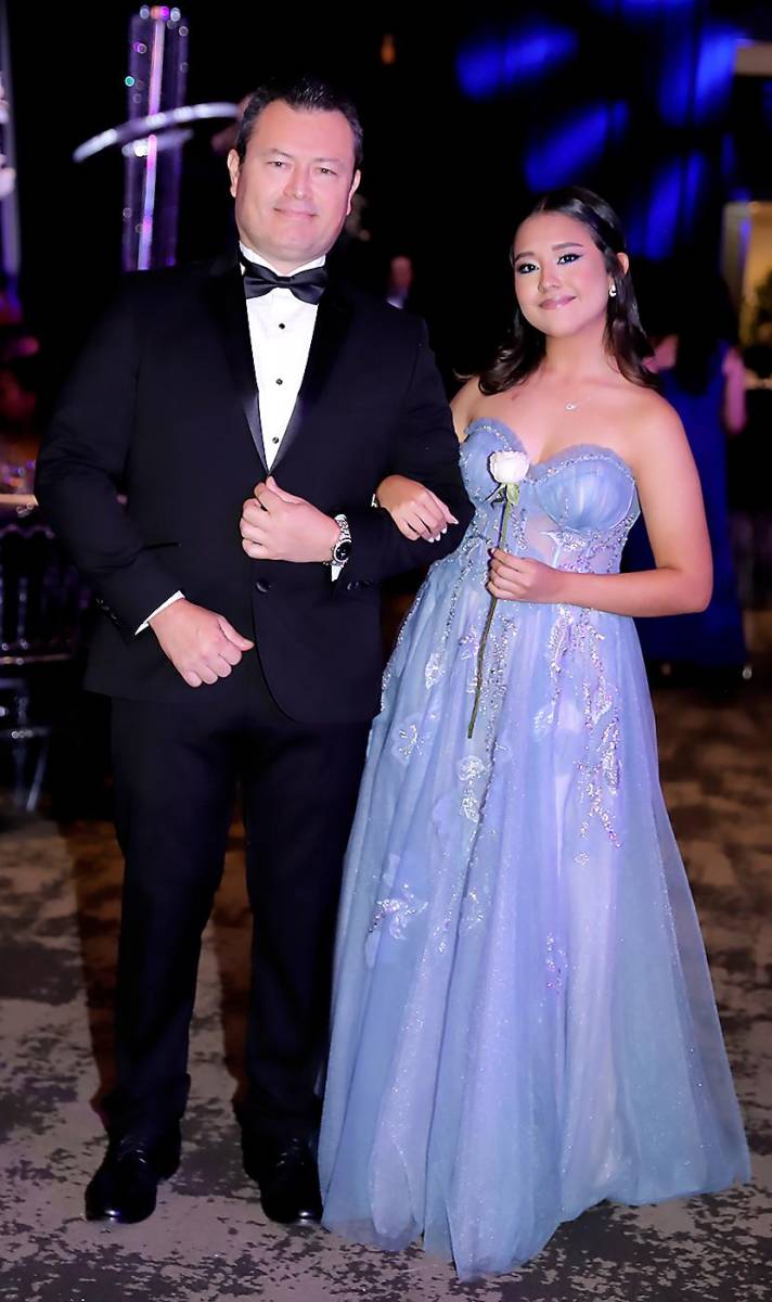 René Fonseca con Natalia Fonseca Ordóñez