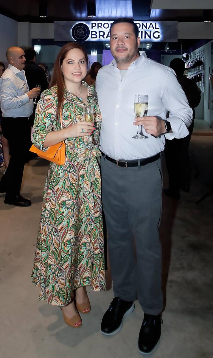 Michelle y Javier Zelaya.