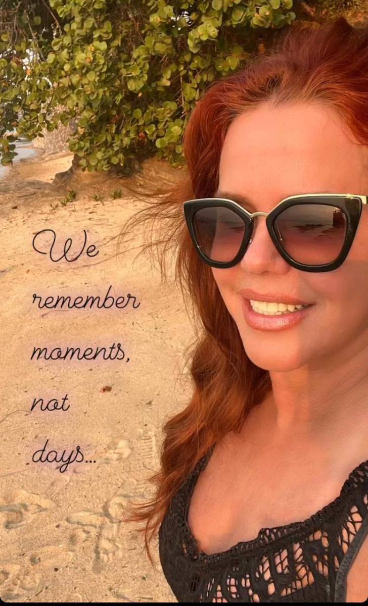 Compartió con sus miles de seguidores cada momento: ‘’Recordemos momentos no días’’.