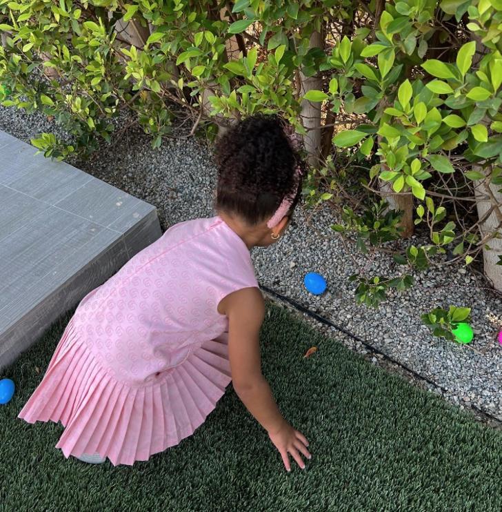 Kylie Jenner y Stormi.