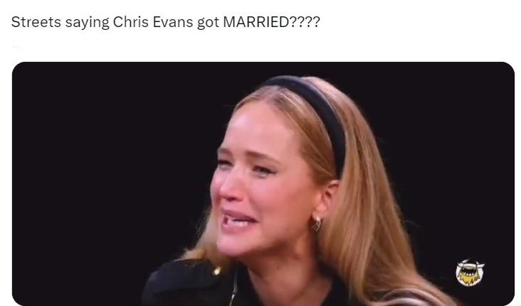 Fans reaccionan con memes a la boda de Chris Evans y Alba Baptista