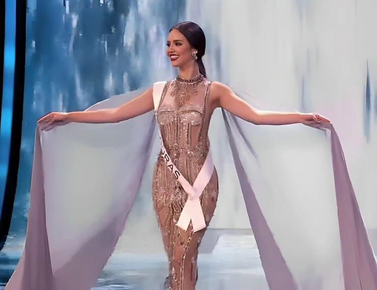 Miss Honduras, Zu Clemente, Deslumbra en su Vestido de Gala