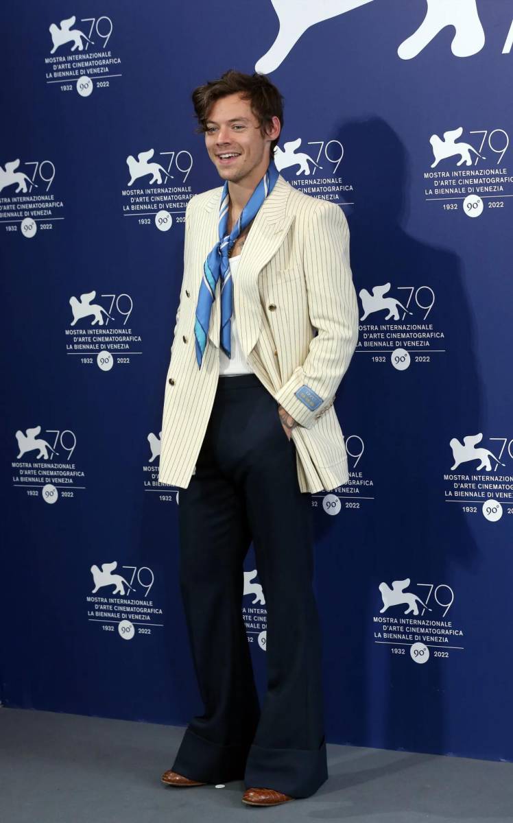 Harry Styles en Gucci.