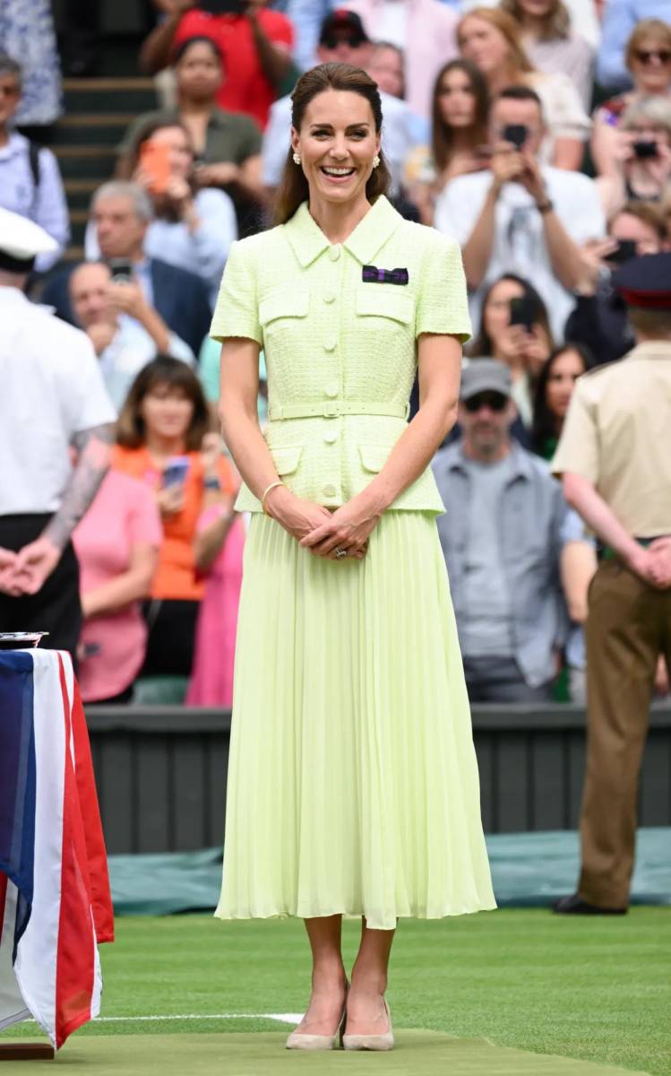 Verde que te quiero verde, en ese tono lucio la princesa de Gales 