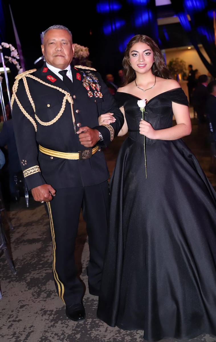 Juan José Rey con su hija María José Rey Valladares