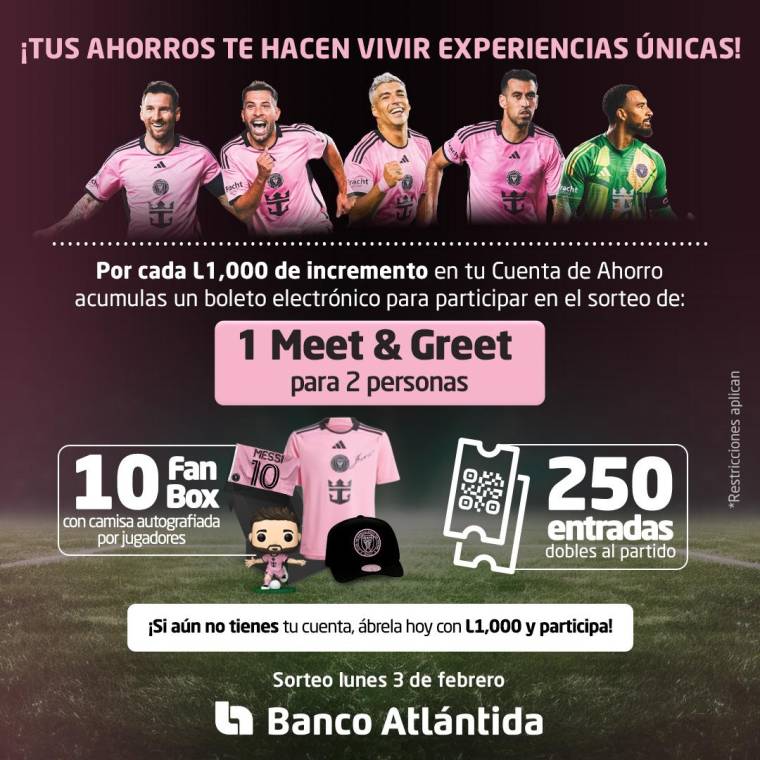 Banco Atlántida te lleva al evento deportivo del siglo.