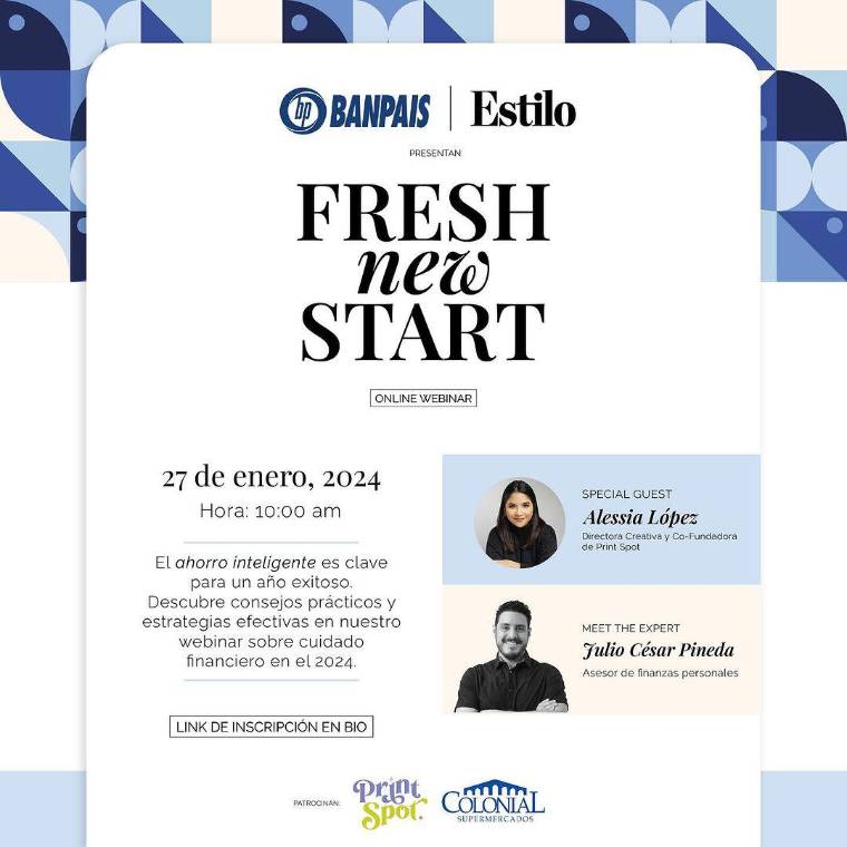 Banpaís y Estilo te invitan a FRESH NEW START